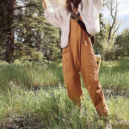 Sarah | V-Neck Sling Pocket Jumpsuit