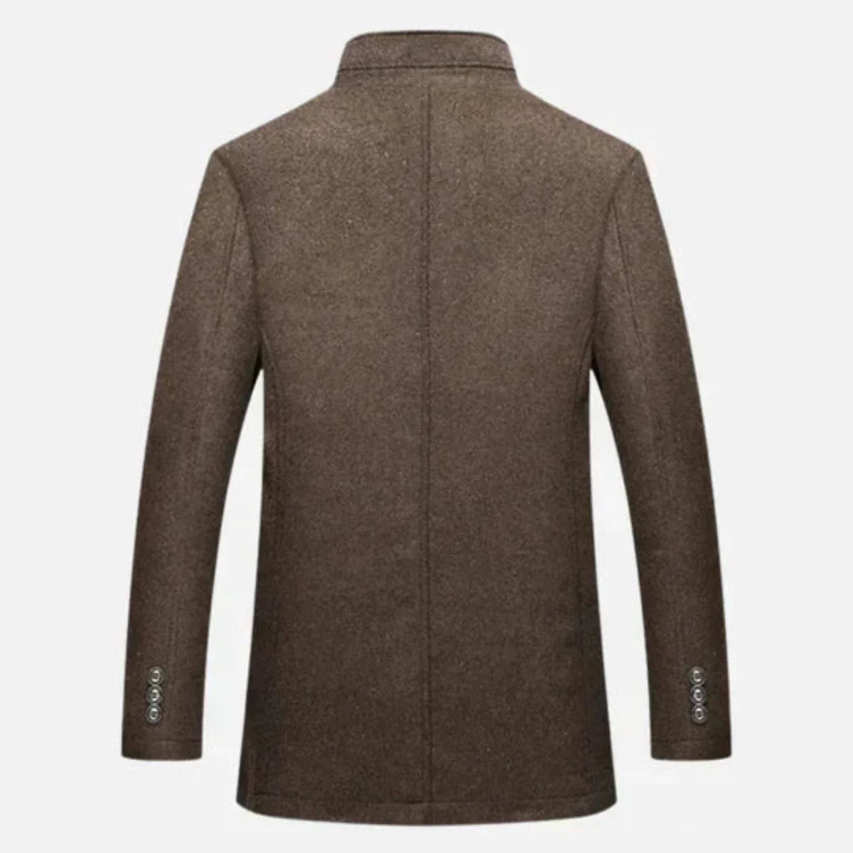 Lachlan | Stand Collar Quilted Overcoat