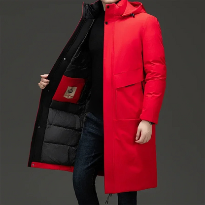 Jim | Men's Hooded Long Coat