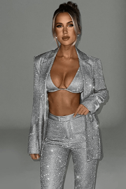 Stella | Glitter Sequin Three-Piece Party Set