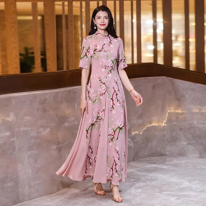 Floral Print Maxi Dress For Women