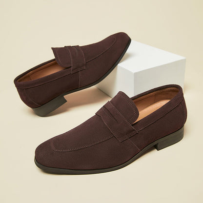 Finn | Men's Suede Penny Loafers