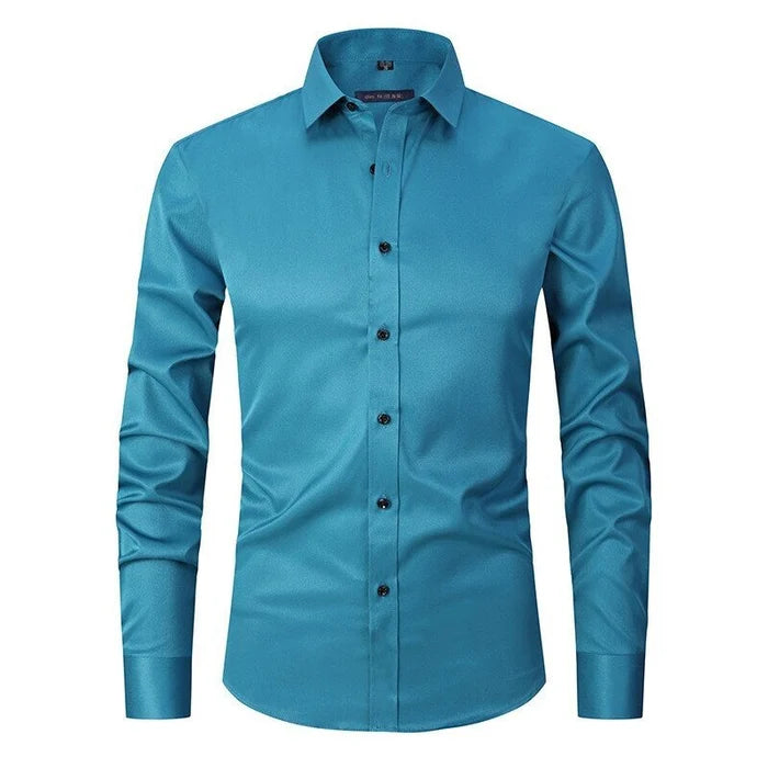 Dave | Stylish Wrinkles Button Shirt for Men