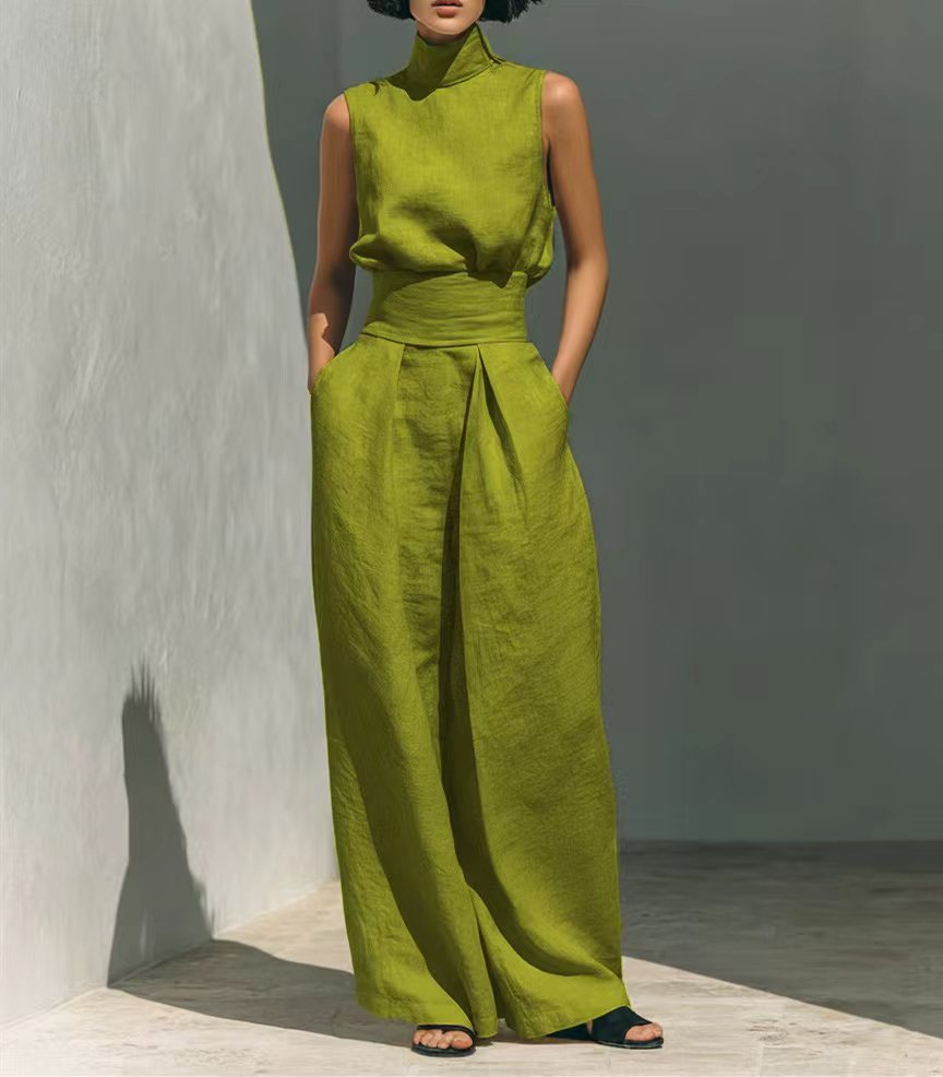 Valentina Creswell | Women's Wide Leg Two Piece Set