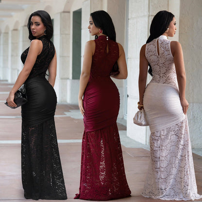 Lace Formal Maxi Dress For Women