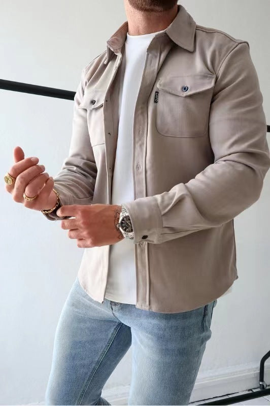 Remi | Men's Relaxed Fit Overshirt, Casual Layering