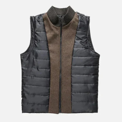 Lachlan | Stand Collar Quilted Overcoat