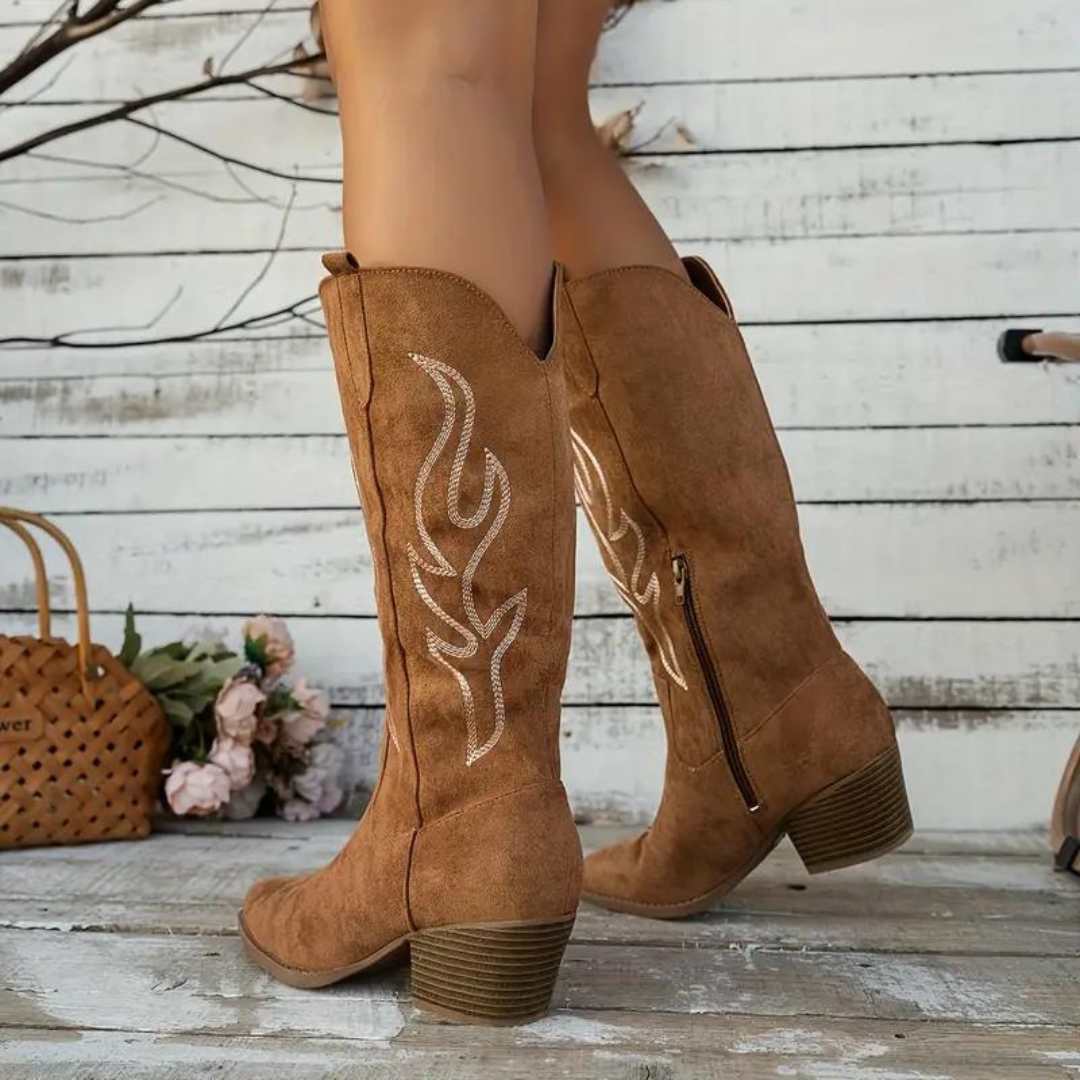 Savannah | Western Knee-High Boots