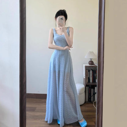 Lace Maxi Dress For Women in Ivory