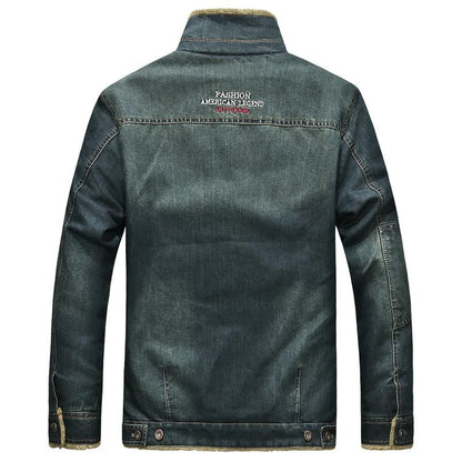 Callum | Sherpa Collar Denim Jacket