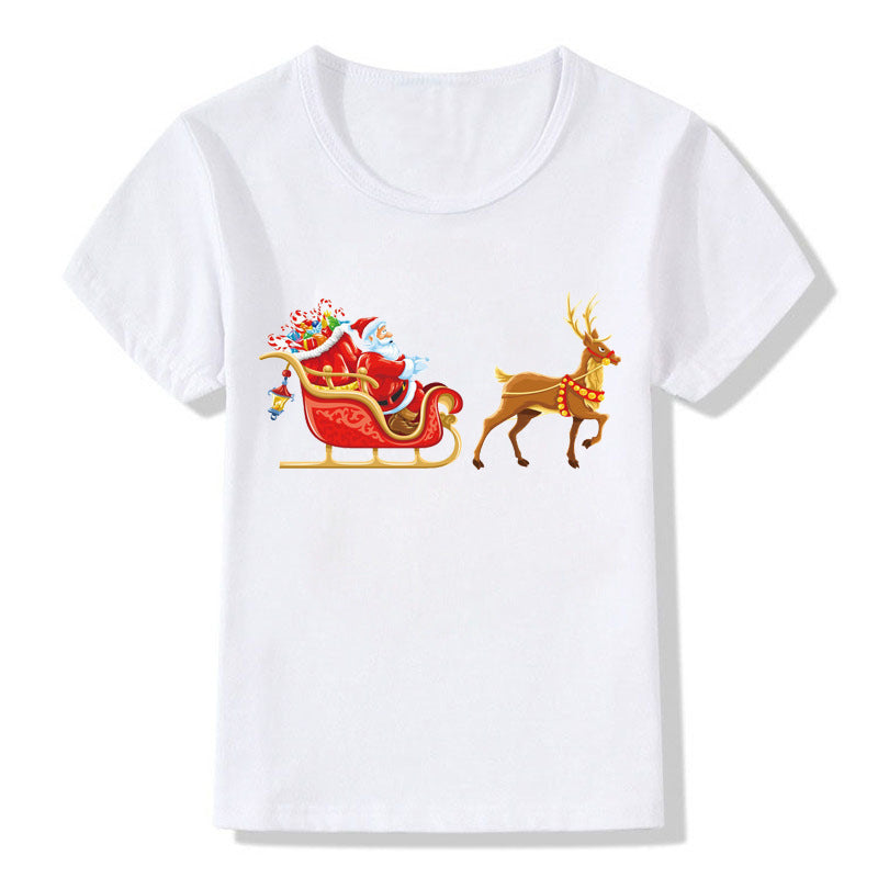 Bethany | Christmas T Shirt White Round Neck