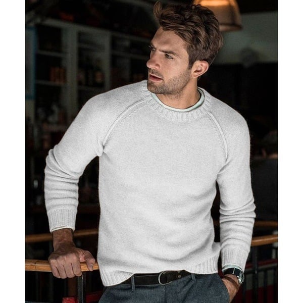 Troy | Men's Crew Neck Knit Sweater