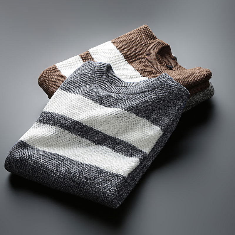 Armando | Men's Striped Crew Neck Sweater