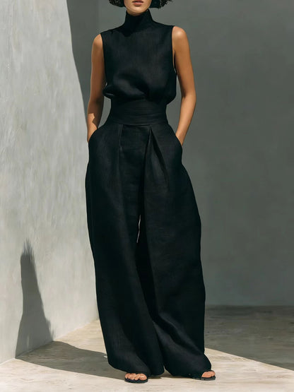 Valentina Creswell | Women's Wide Leg Two Piece Set