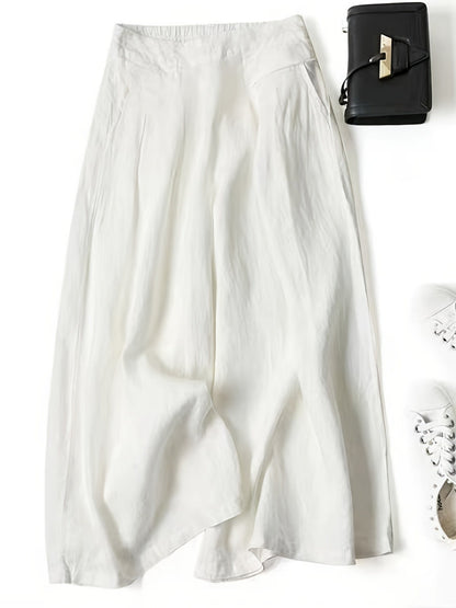 Bella | Wide Leg Capri Pants