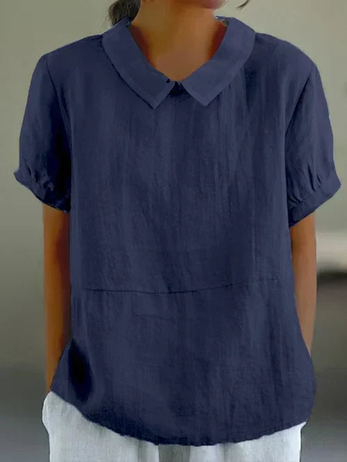Amalie | Relaxed Fit Collar Blouse