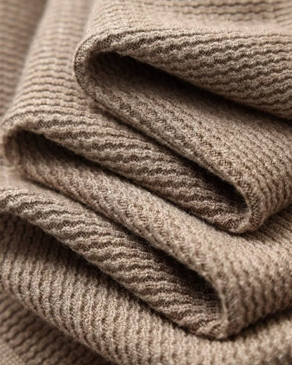Dean | Men's Textured Knit Polo Sweater
