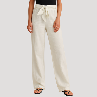 Ivy | Women's Elastic Waist Relaxed Straight-Leg Pants