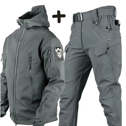 Timothy | Men's Tactical Hooded Jacket and Cargo Pants Set