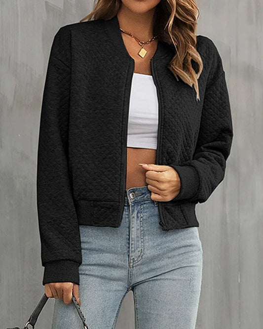 Marjorie | Women's Quilted Bomber Jacket
