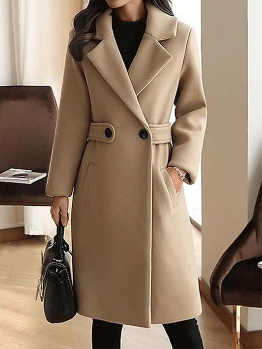 Felicia | Women's Belted Midi Coat
