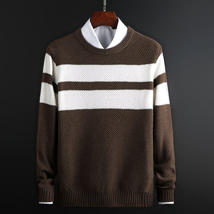 Armando | Men's Striped Crew Neck Sweater