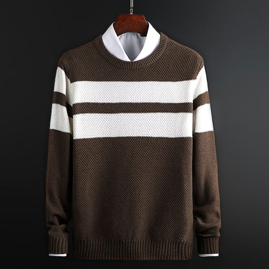 Armando | Men's Striped Crew Neck Sweater