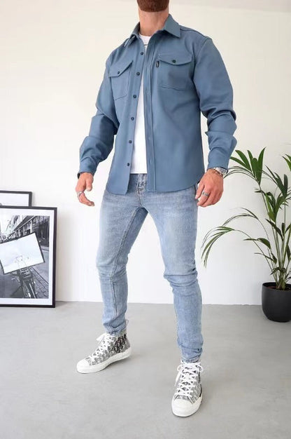 Remi | Men's Relaxed Fit Overshirt, Casual Layering