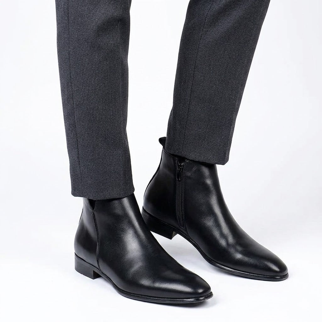 Beck | Men's Minimalist Leather Chelsea Boots