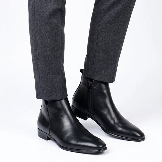 Beck | Men's Minimalist Leather Chelsea Boots
