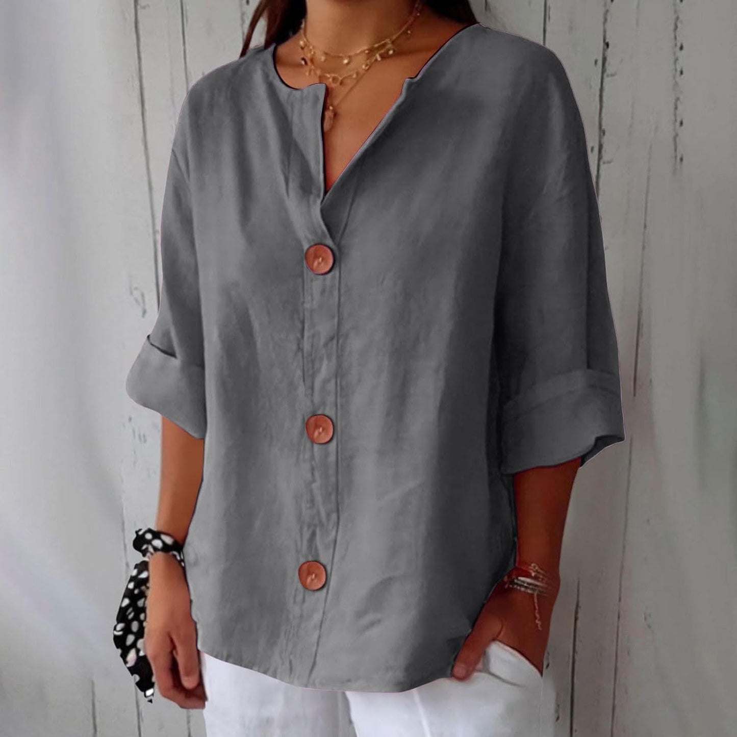 Clara | Casual Relaxed Fit Blouse