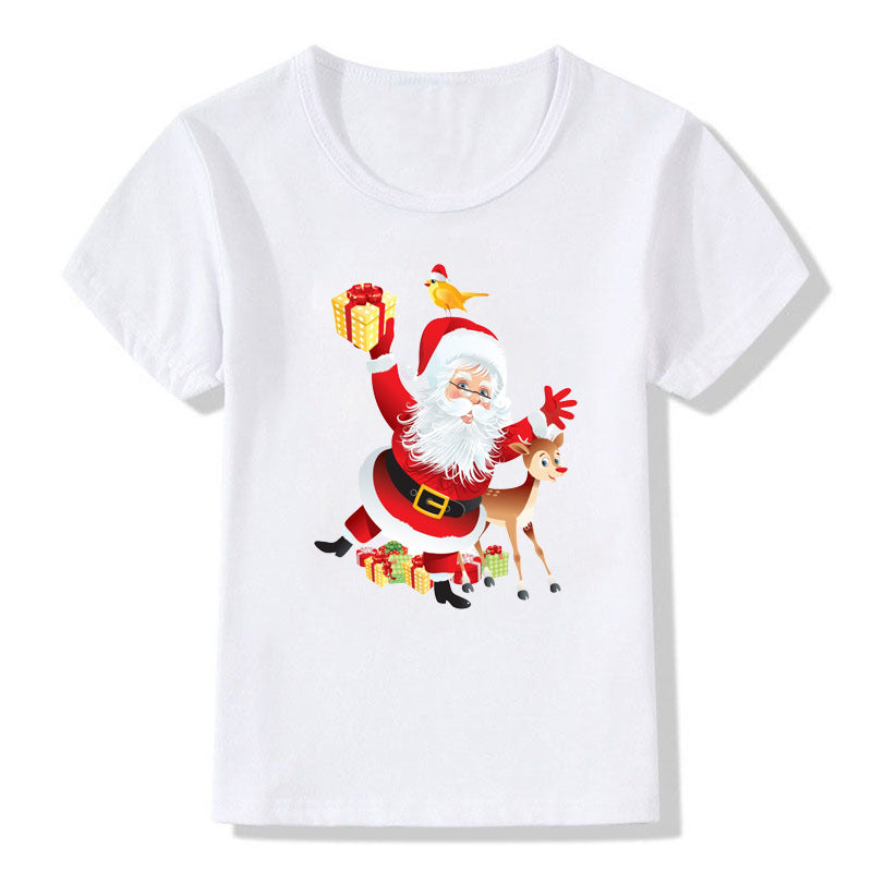 Bethany | Christmas T Shirt White Round Neck