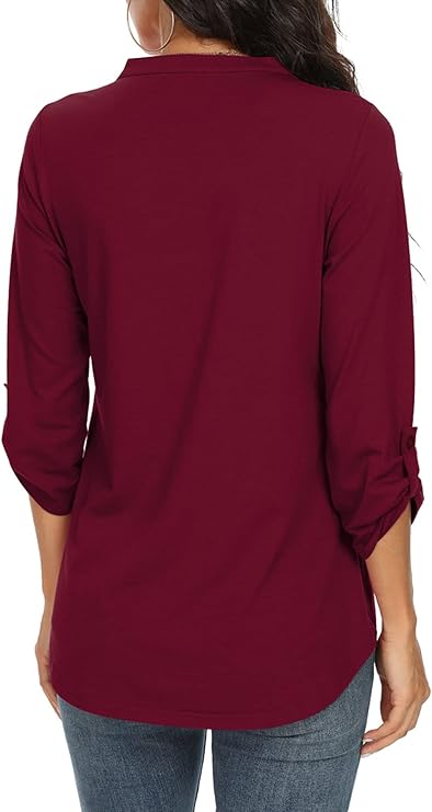 Hazel | Chiffon Petal Sleeve Tunic Blouse