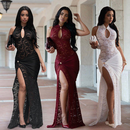 Lace Formal Maxi Dress For Women