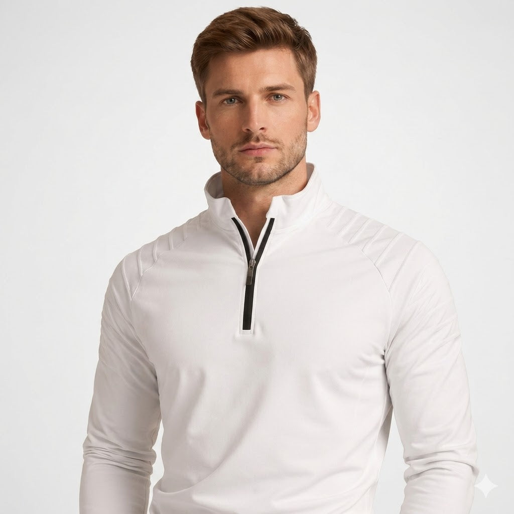 Tate | Men's Performance Zip Neck Long Sleeve
