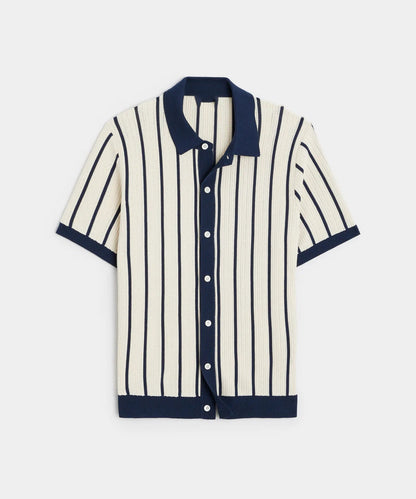 Russell | Men's Vertical Striped Button-Down Shirt