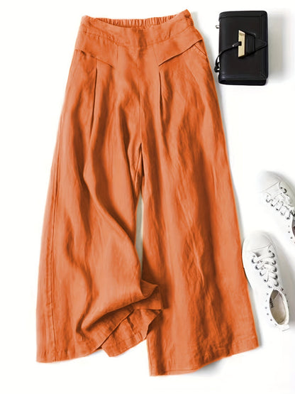 Bella | Wide Leg Capri Pants
