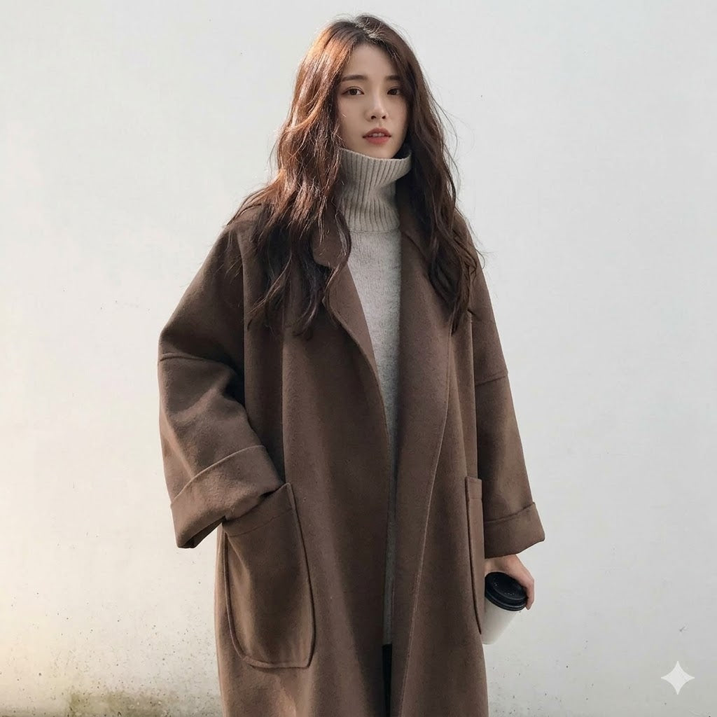 Camille | Luxury Longline Wool Coat