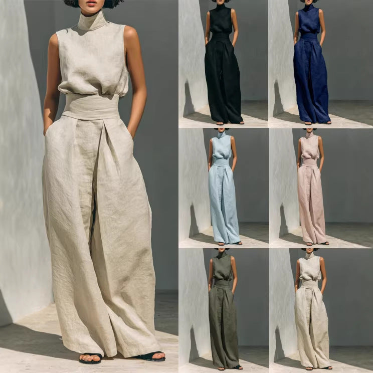 Valentina Creswell | Women's Wide Leg Two Piece Set