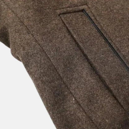 Lachlan | Stand Collar Quilted Overcoat
