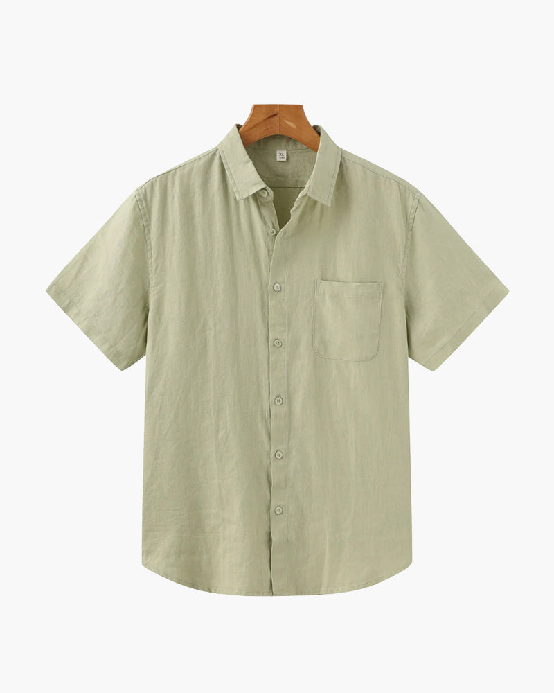 Matteo Ricci | Men's Lightweight Linen Casual Shirt