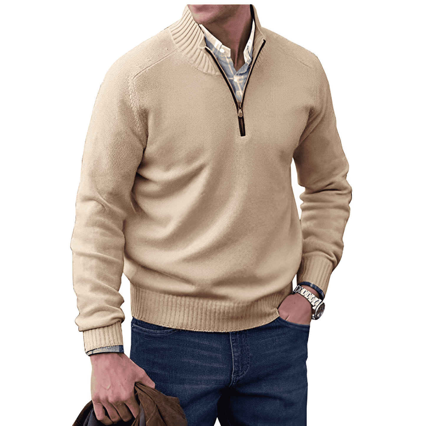 Russell | Men's Quarter-Zip Sweater