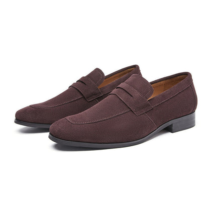 Finn | Men's Suede Penny Loafers