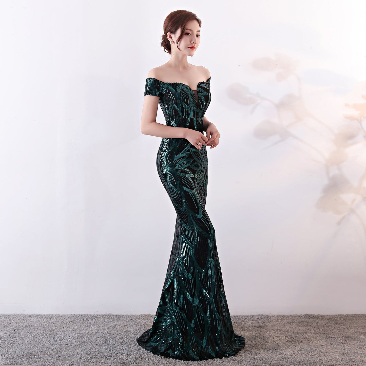Sequined Formal Dress For Women