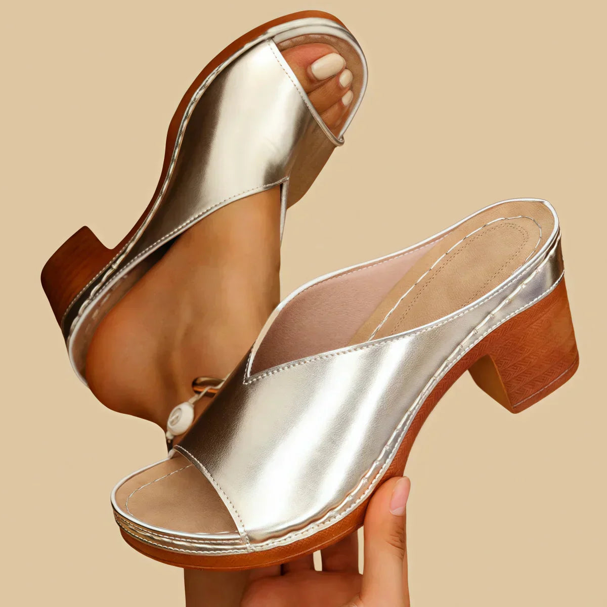 Plexus | Orthopedic Thick Heel Sandal