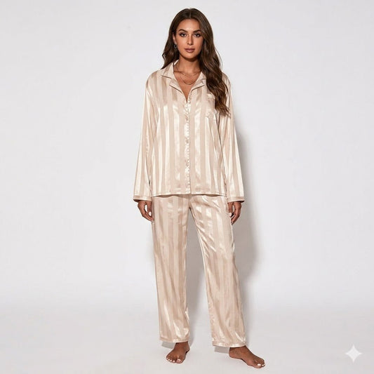 Reinna | Luxury Button Pyjama Set Women
