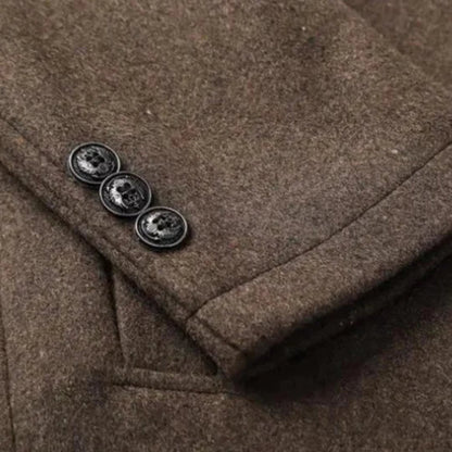 Lachlan | Stand Collar Quilted Overcoat