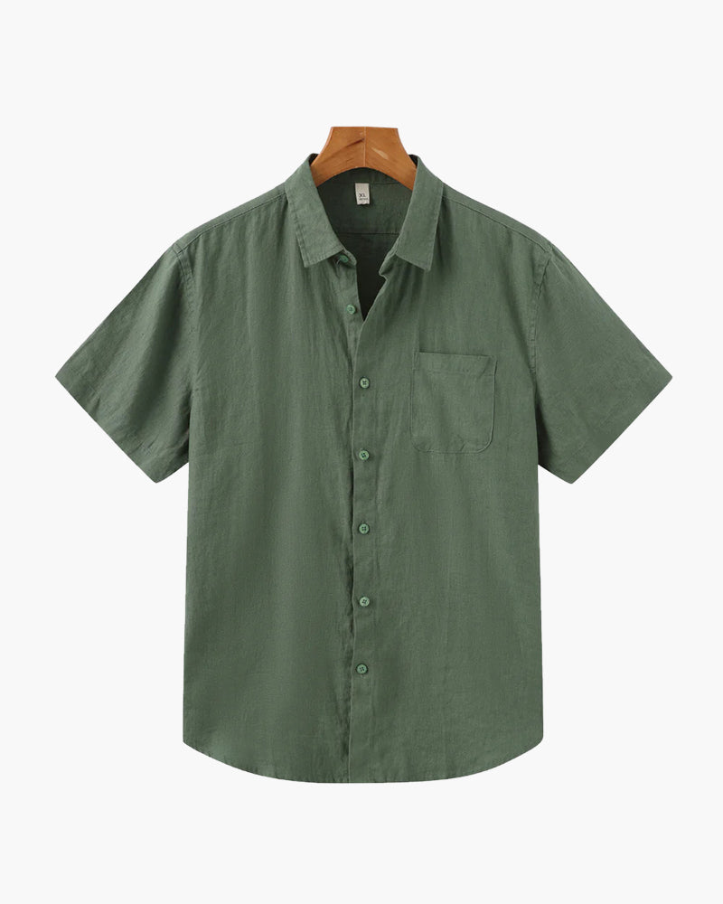 Matteo Ricci | Men's Lightweight Linen Casual Shirt