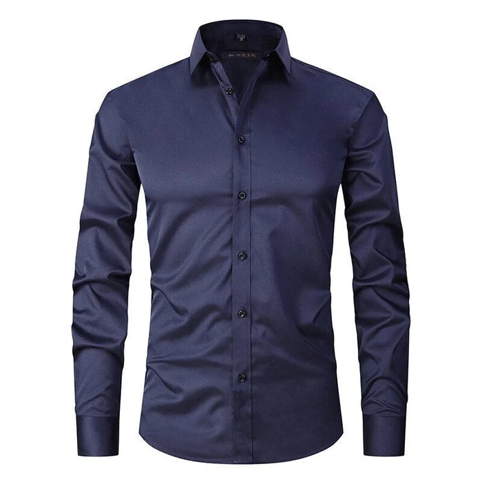 Dave | Stylish Wrinkles Button Shirt for Men