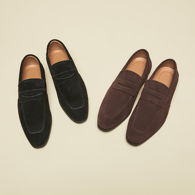 Finn | Men's Suede Penny Loafers